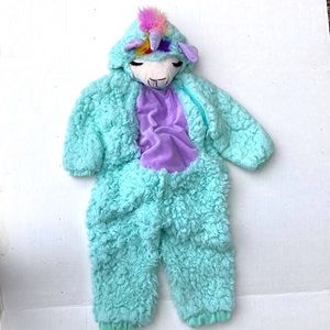 Blue Llama Unicorn Costume ~ 18-24 M ~